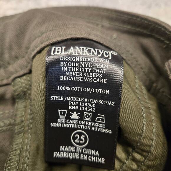 Blank NYC Green Hakuna Matata Pleated High Waist Pants *Revolve Dark Academia - Picture 9 of 15